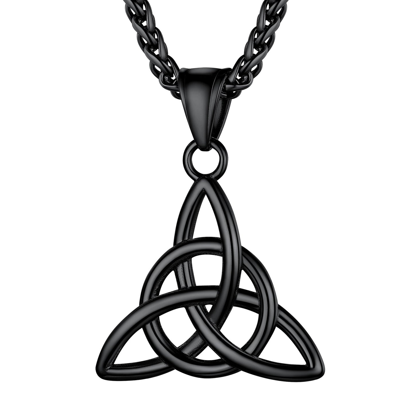 Irish Celtic Knot Pendant Necklace for