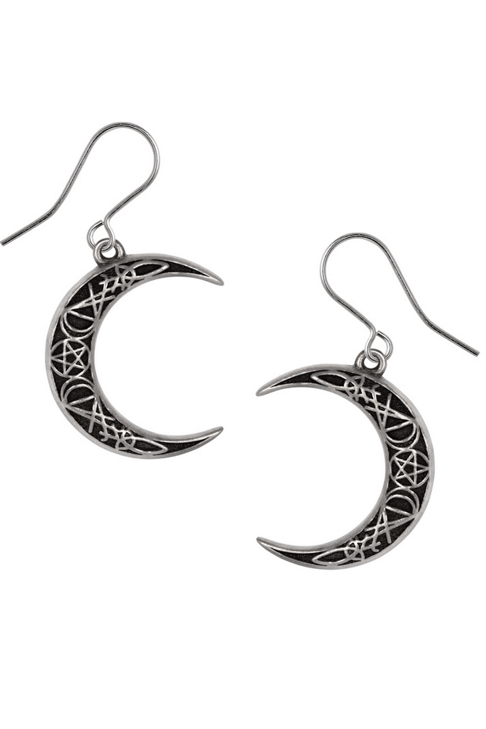 A Pact With a Prince Moon Sigil Dropper Earrings
