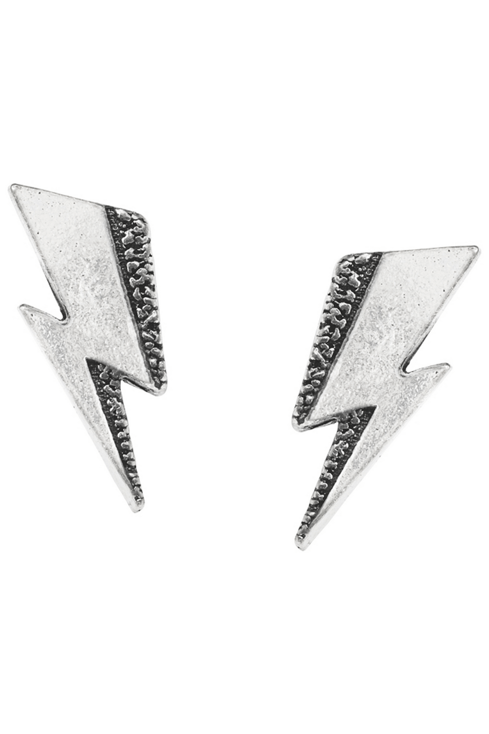 David Bowie Inspired Lightning Bolt Stud Earrings