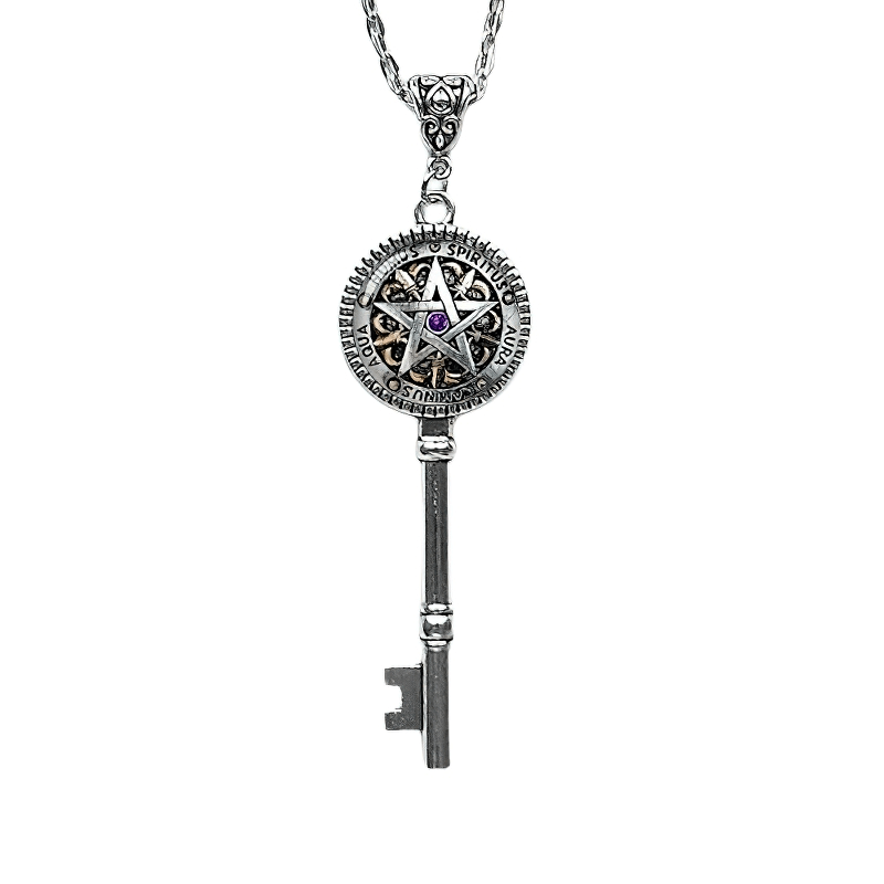 The Key of Solomon With Pentagram / Classic Magic Accessories for and