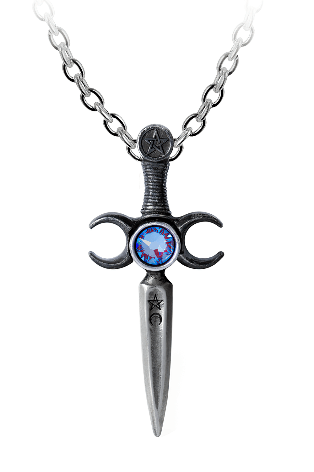 Gothic Wiccan Ceremonial Athame Dagger Pendant