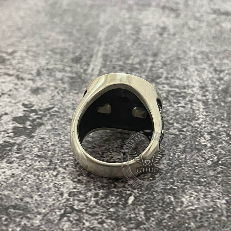 King of the Prairie Sterling Silver Lion Ring
