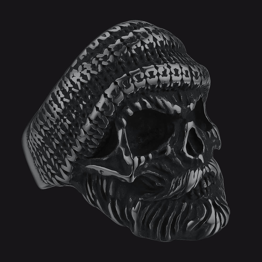 Skull Skeleton Stainless Steel Ring for