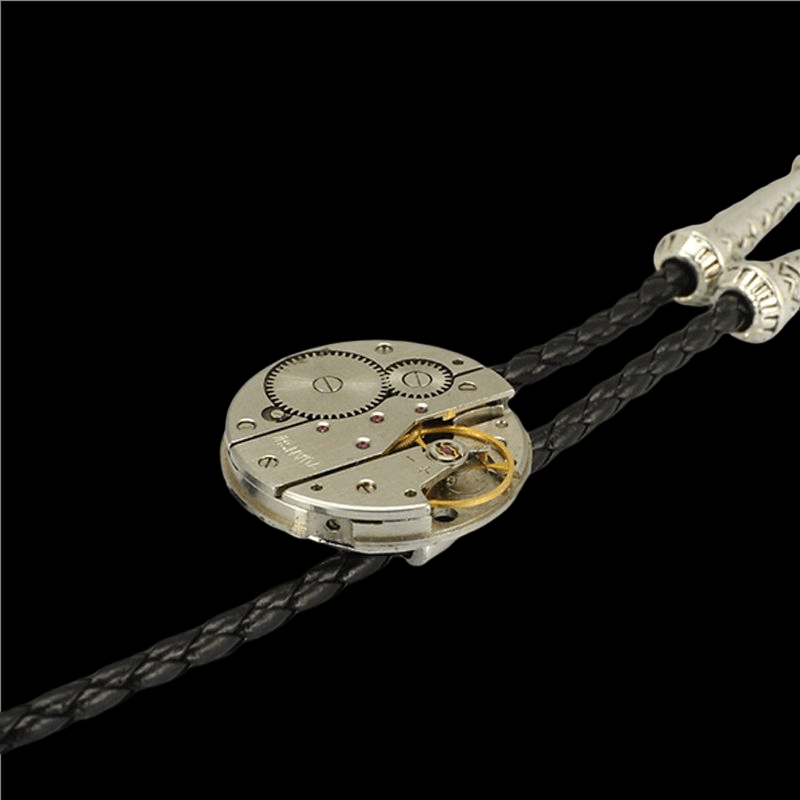 Steampunk Gear Design Brass Bolo Tie