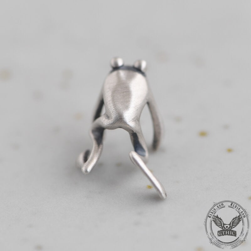 Frog Sterling Silver Ear Cuffs