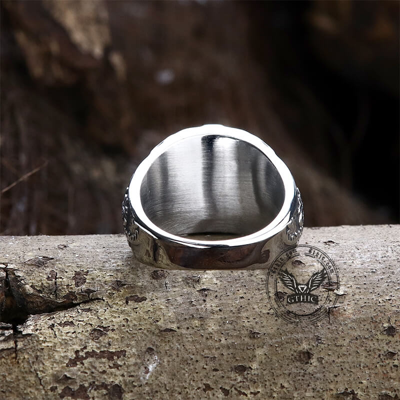 Goth Stainless Steel Skull Ring