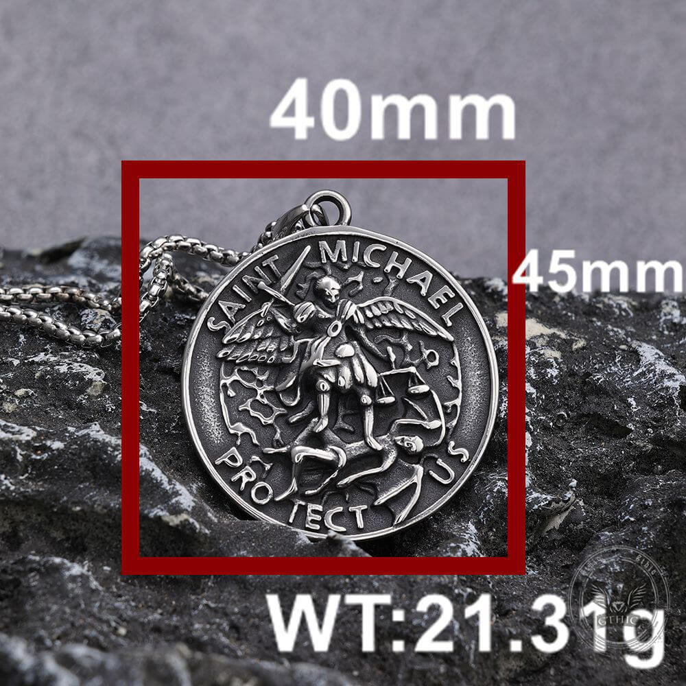 St. Michael Archangel Stainless Steel Sacred Pendant