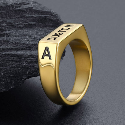 Customizable 7mm Minimalist Simple Band Ring for