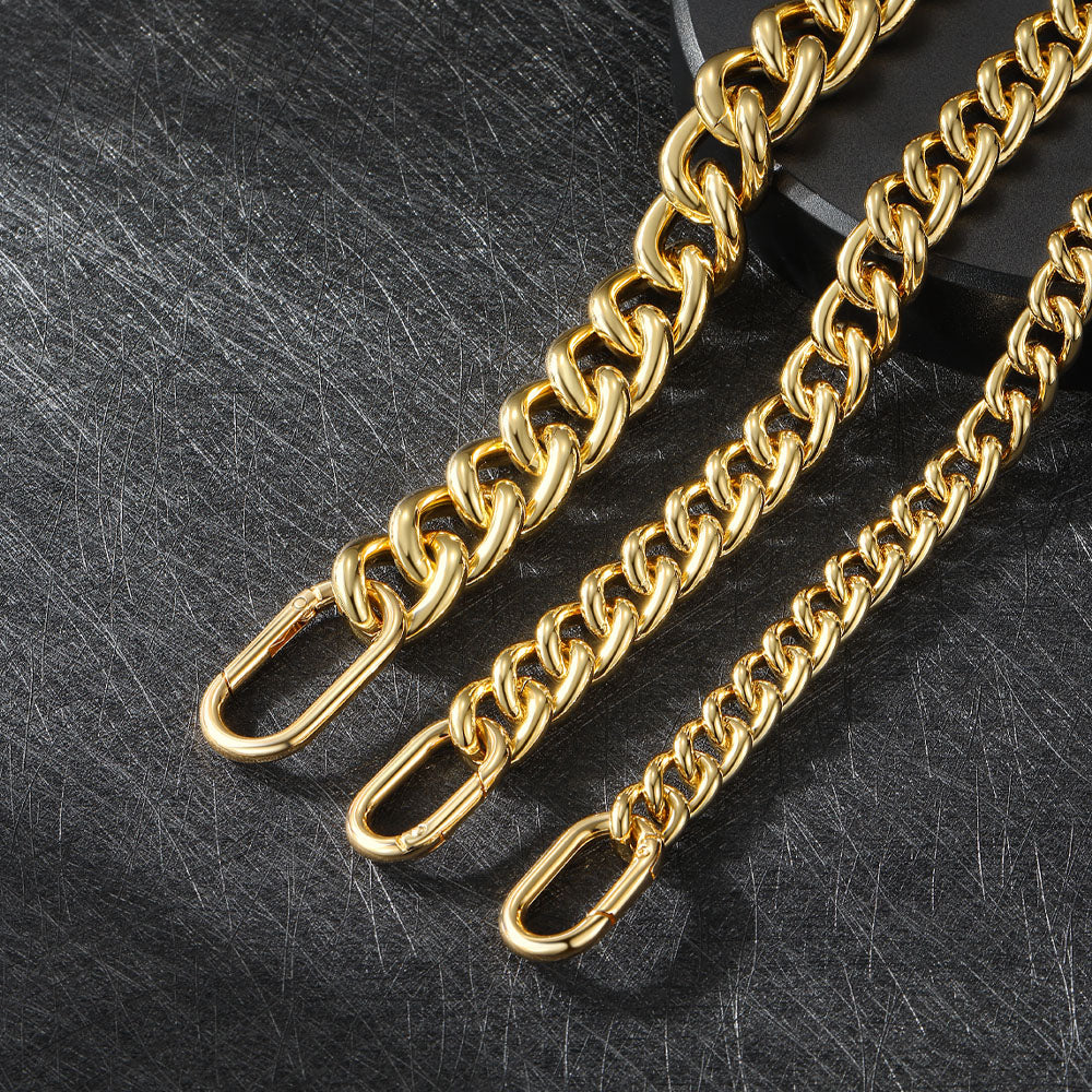 Gold Chunky Cuban Link Chain Choker for