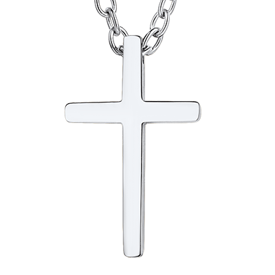 Classic Cross Necklace Christian Faith Pendant for
