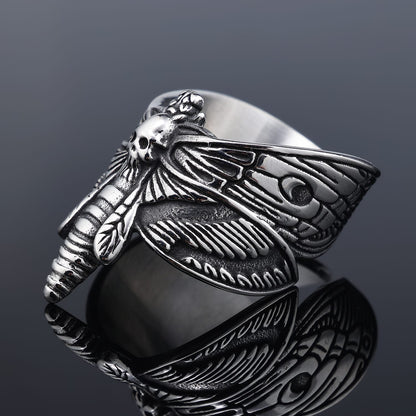 Deaths Head Moth Ring