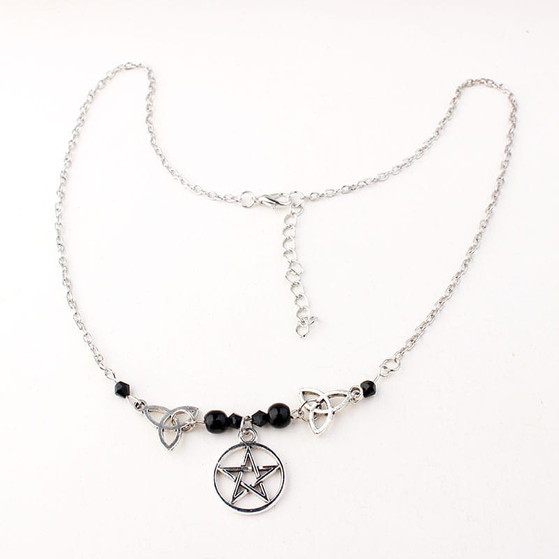 Triquetra Harmony Pentacle Necklace