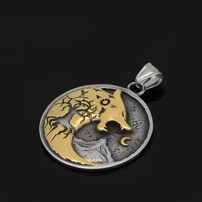 Wolf Strength Amulet Necklace