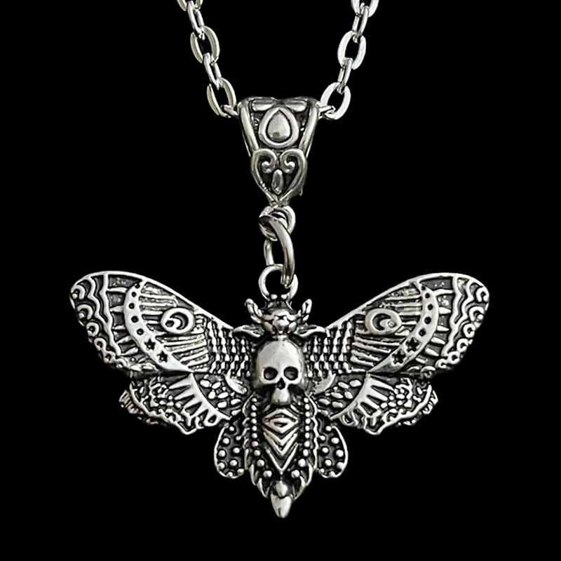 Transformation Moth Necklace