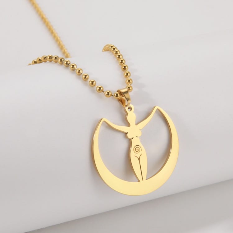Fertility Moon Goddess Necklace