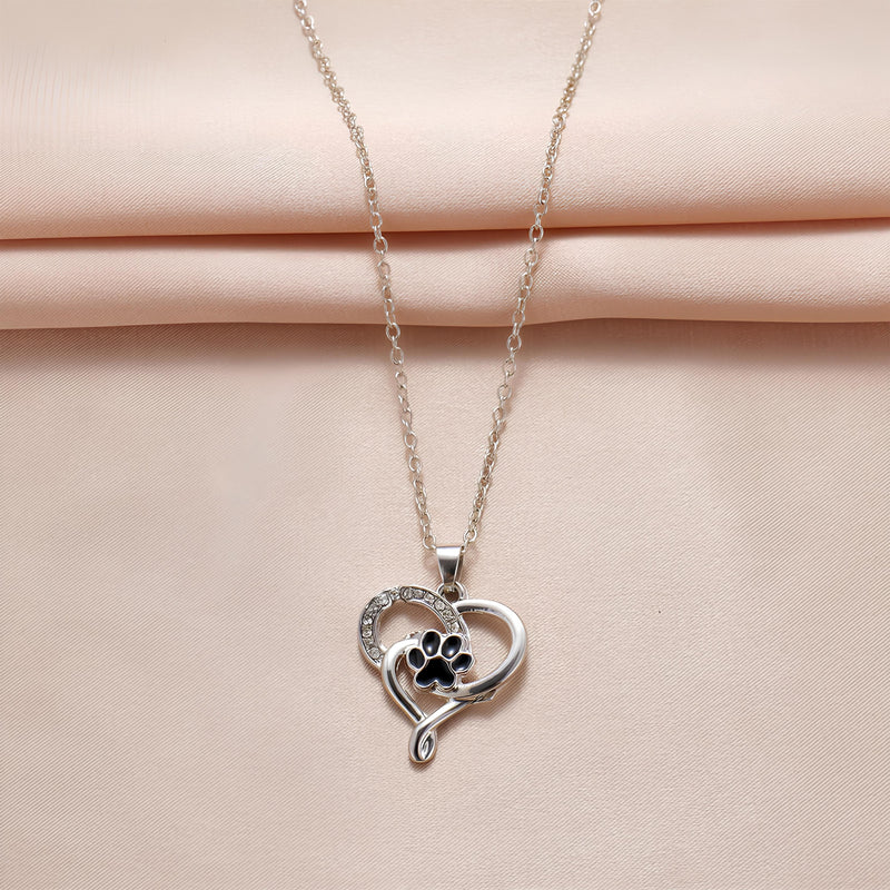 Pawprint of Eternal Love Necklace