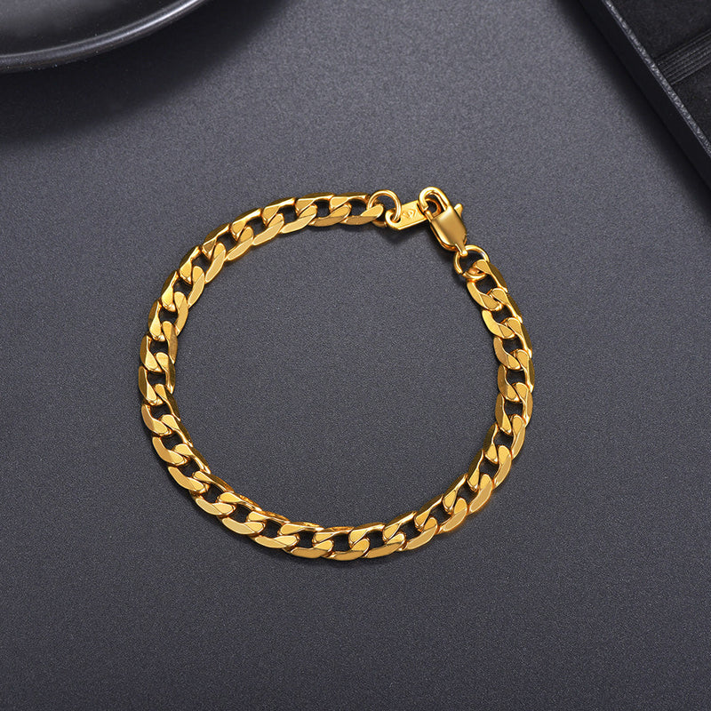 Cuban Link Chain Bracelet for