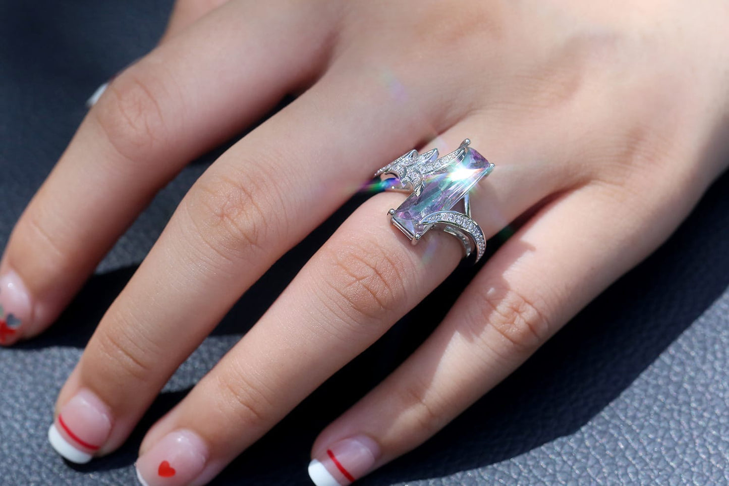 Enchanted Rainbow Mystic Topaz Ring