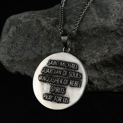 The Archangel St. Michael Medal Necklace for