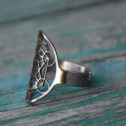 Metatron’s Cube Sacred Geometry Ring