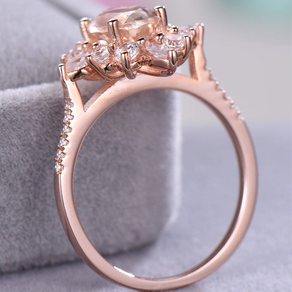 Mystic Moonlight Bloom Ring