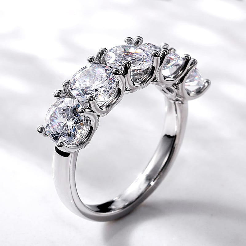 Pentacle of Light Crystal Ring