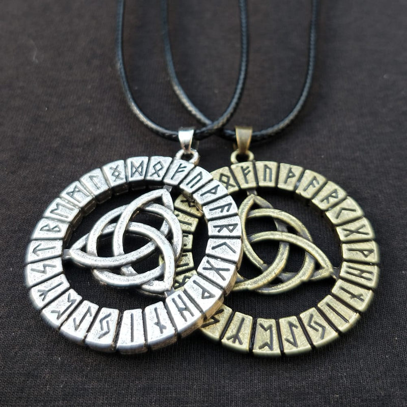 Triquetra Runes Amulet Necklace