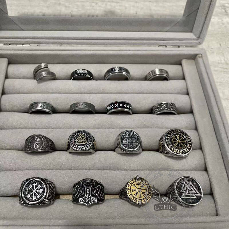 16 Viking Rings Set