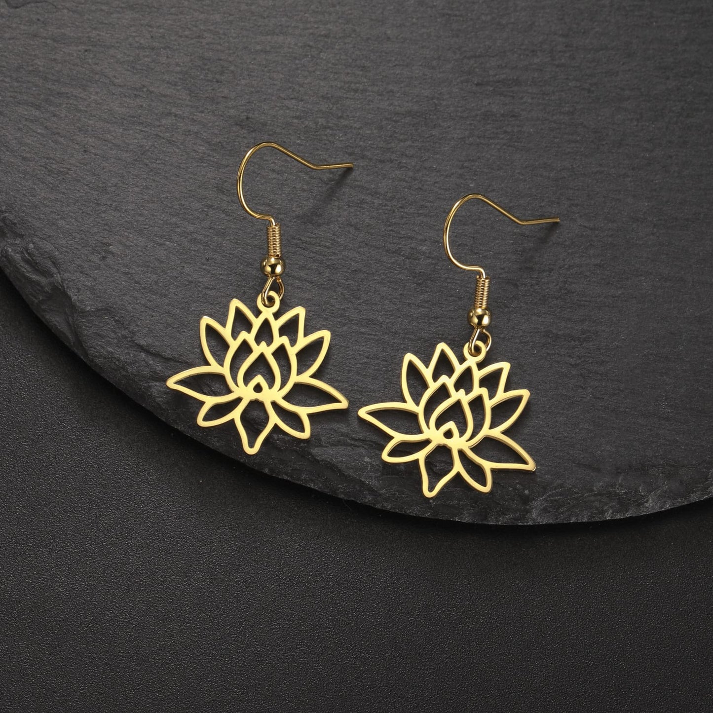 Lotus Radiance Bloom Earrings