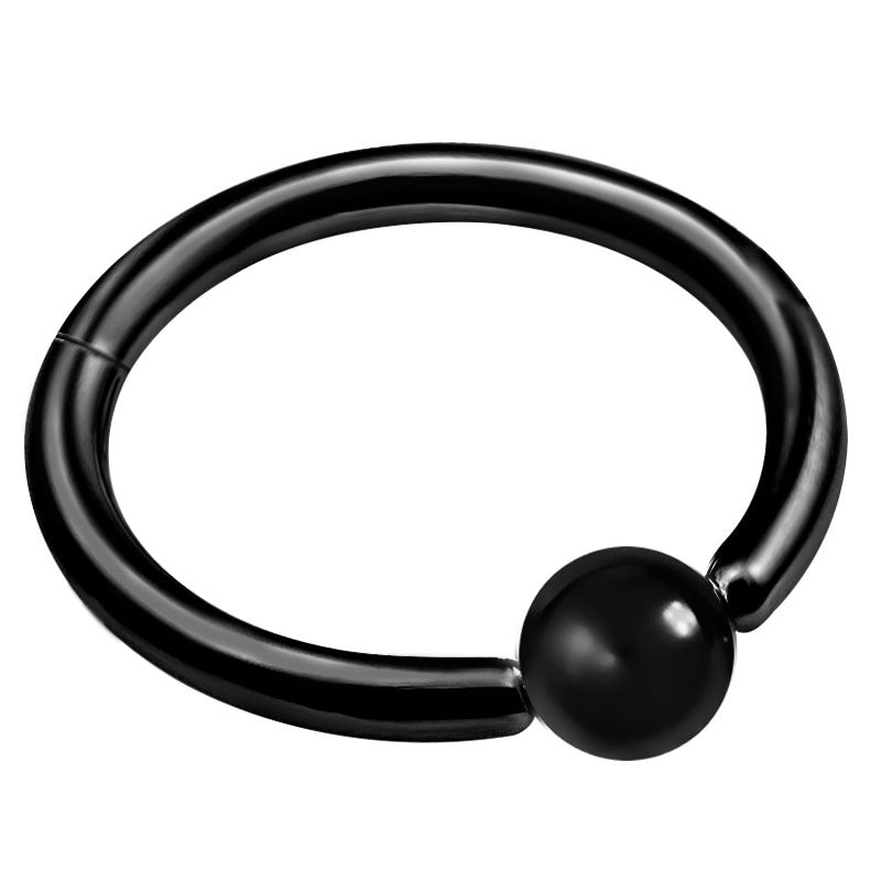 1pc Double Layers Steel Clicker Segment Nose Hoop Rings / Hinged Ear Nose Piercing 2