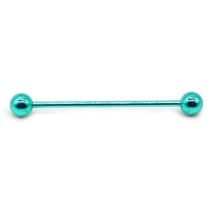 1pc Long Stainless Steel Industrial Piercing / Ear Cartilage Jewelry / Earring Straight Barbell