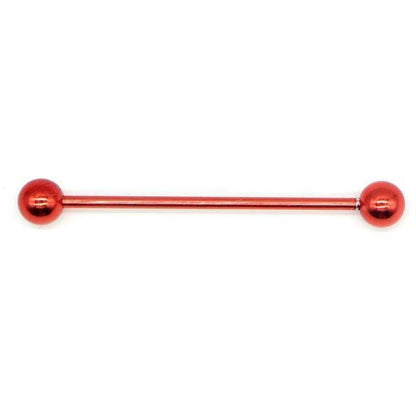 1pc Long Stainless Steel Industrial Piercing / Ear Cartilage Jewelry / Earring Straight Barbell