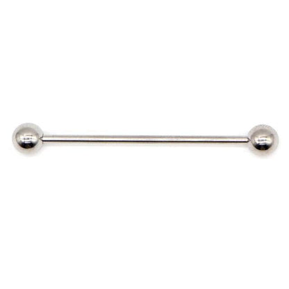 1pc Long Stainless Steel Industrial Piercing / Ear Cartilage Jewelry / Earring Straight Barbell