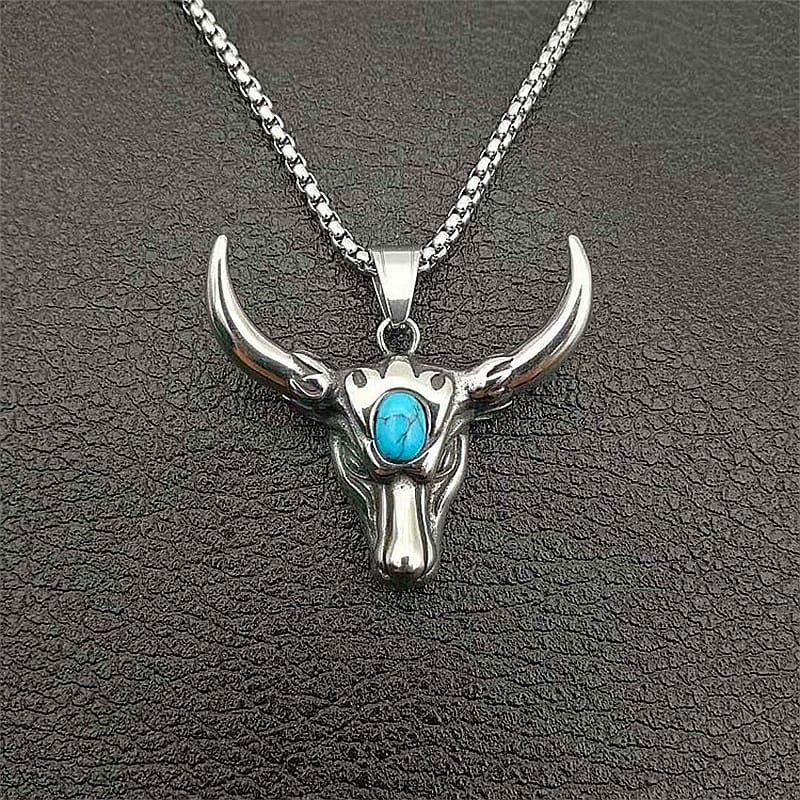 Ethereal Taurus Guardian Necklace