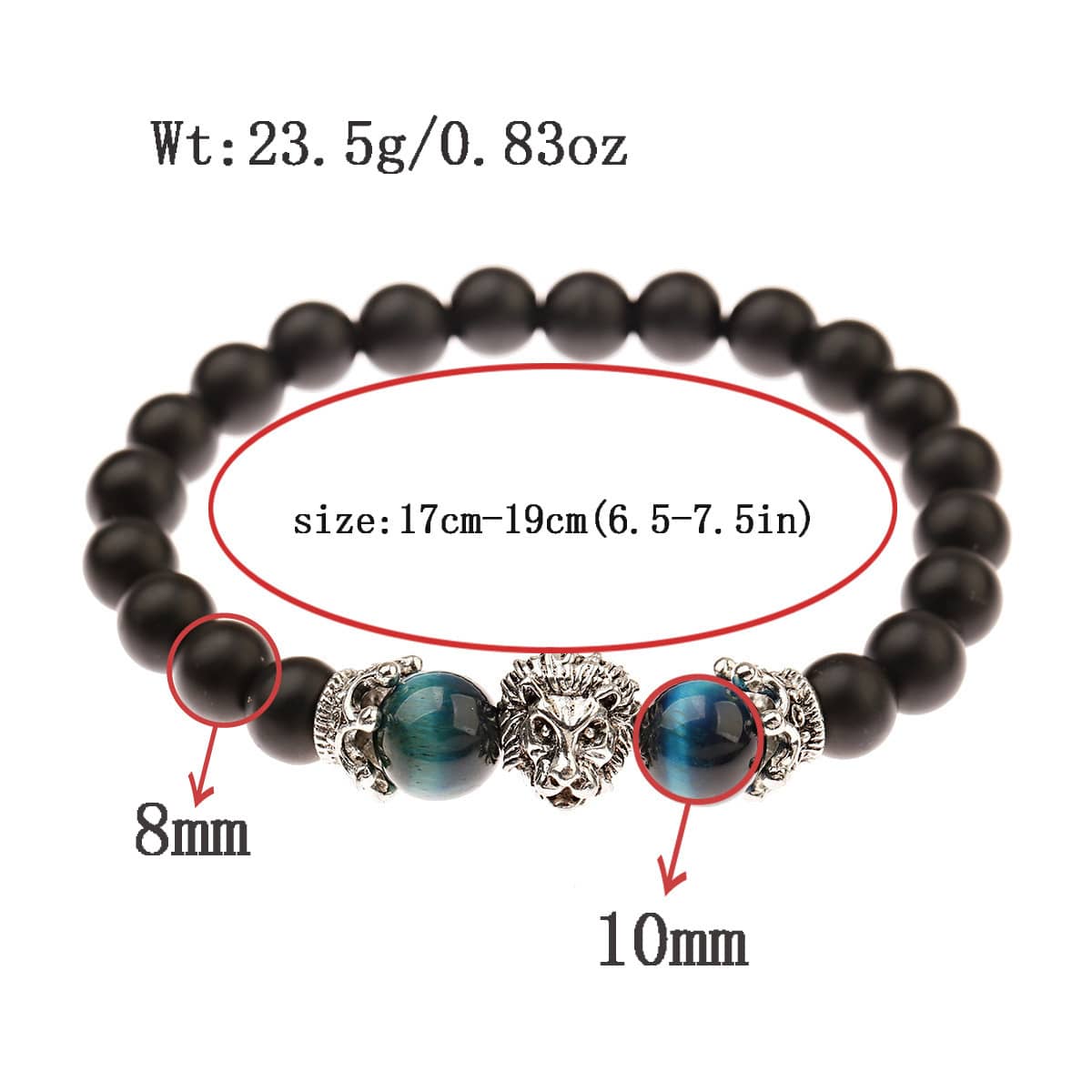 Lion Bead Courage Bracelet