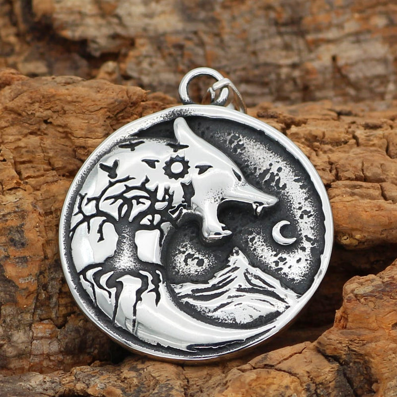 Wolf Strength Amulet Necklace