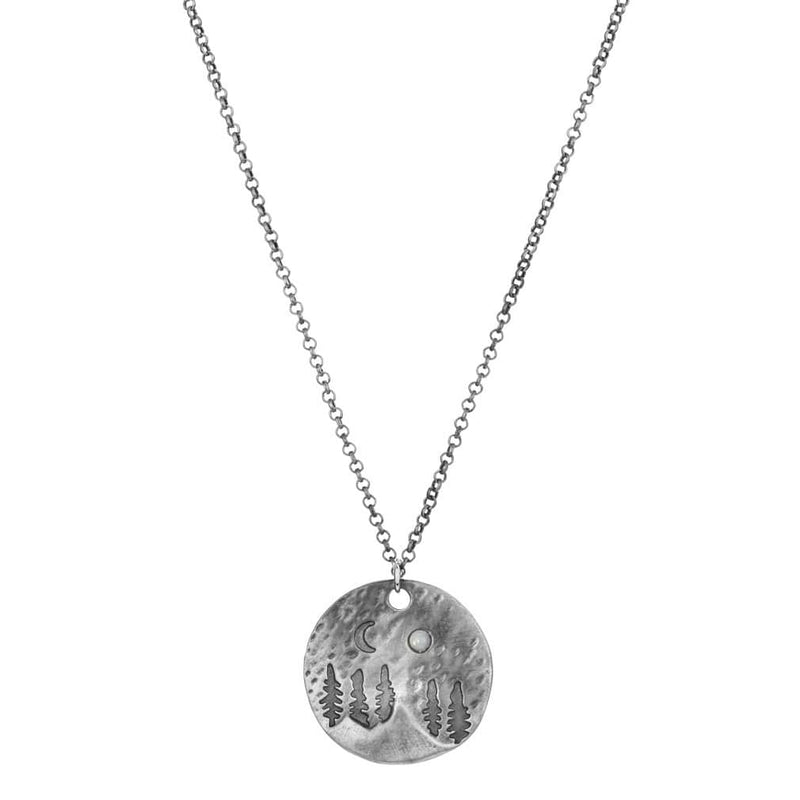 Enchanting Serenity Moonlight Amulet Necklace