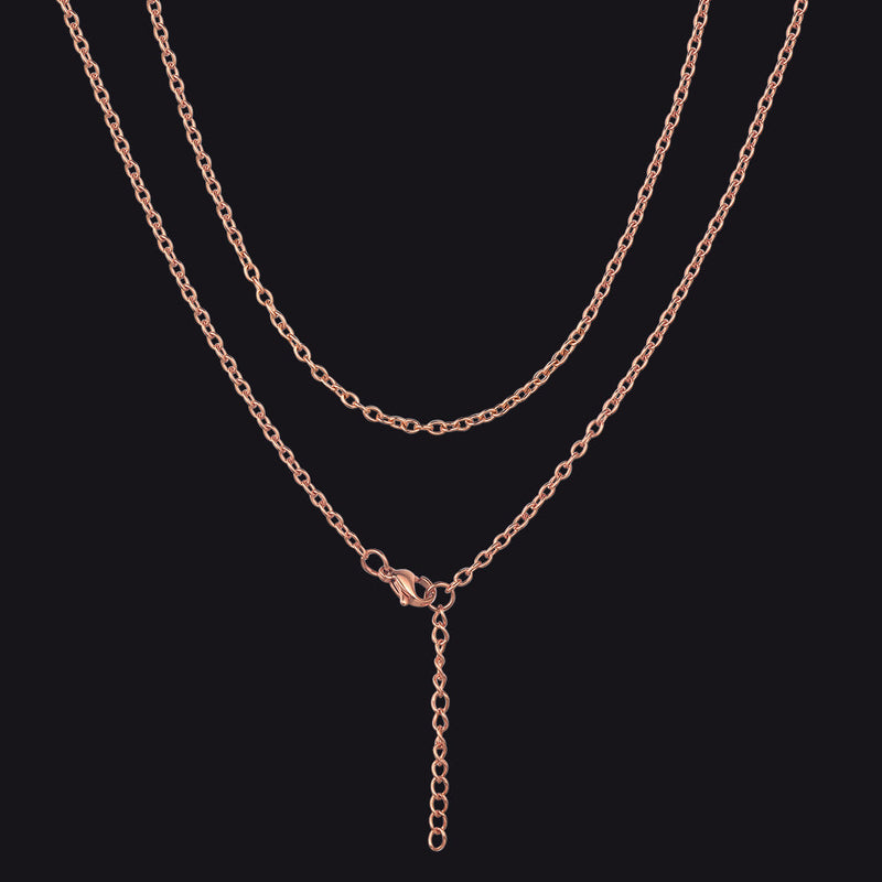 Cable Chain Necklace for 2mm Width