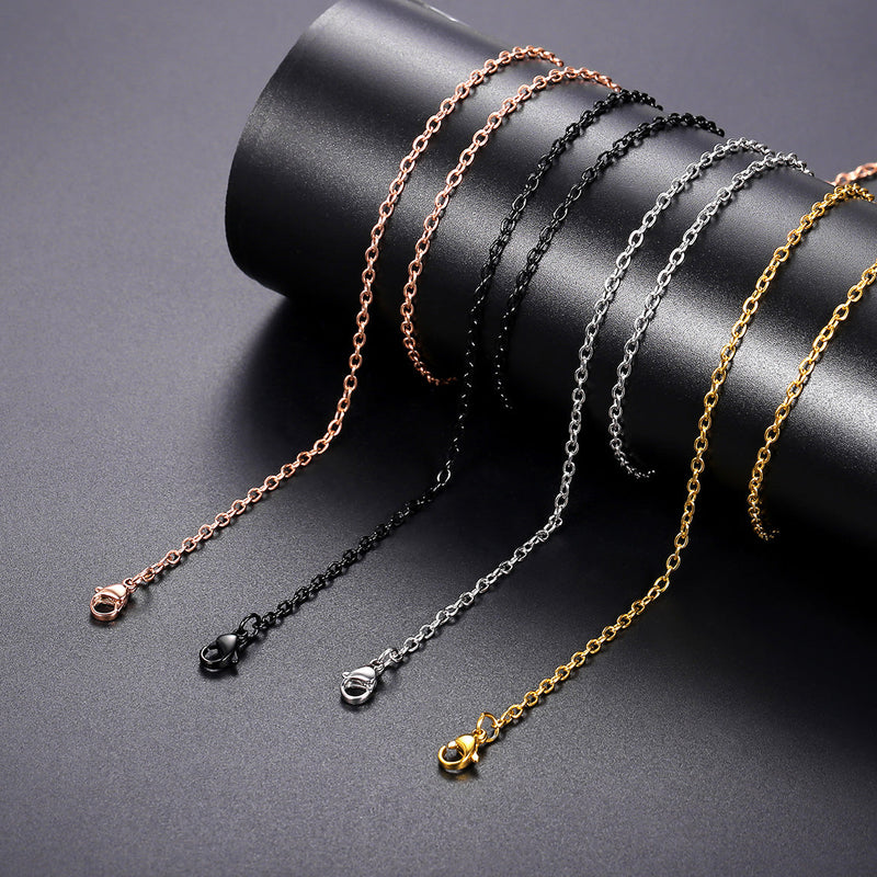 Cable Chain Necklace for 2mm Width