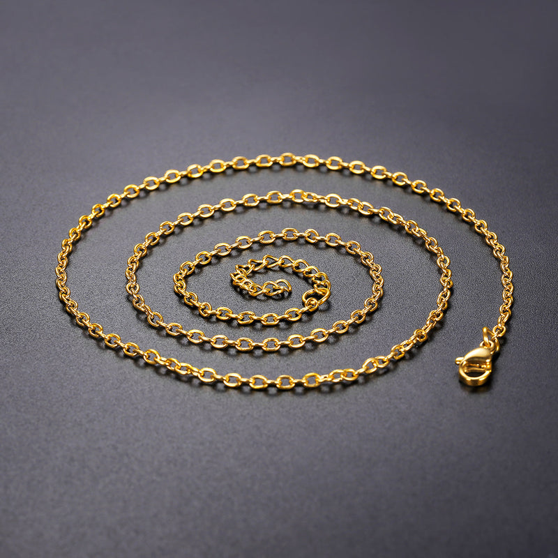 Cable Chain Necklace for 2mm Width