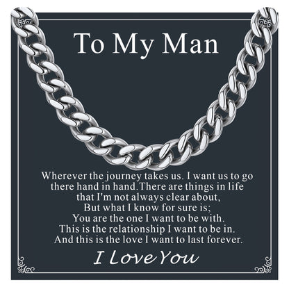 Sturdy Cuban Chain Necklace for 5/7/9/12mm Width