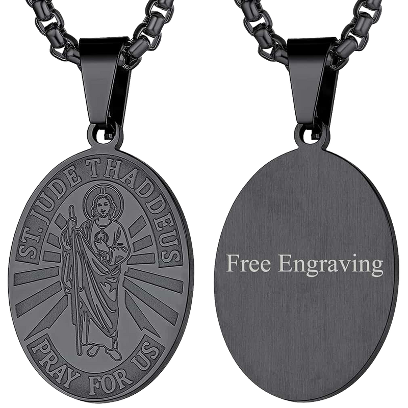 Saint Jude Necklace Patron Saint Medals Pendant