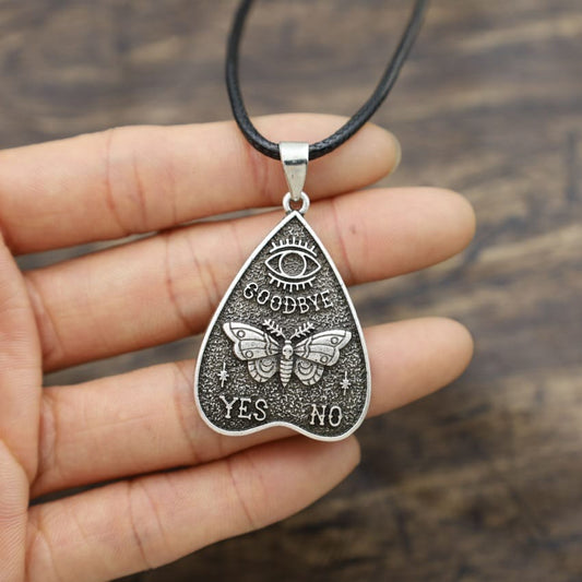 Ouija Yes No Moth Necklace