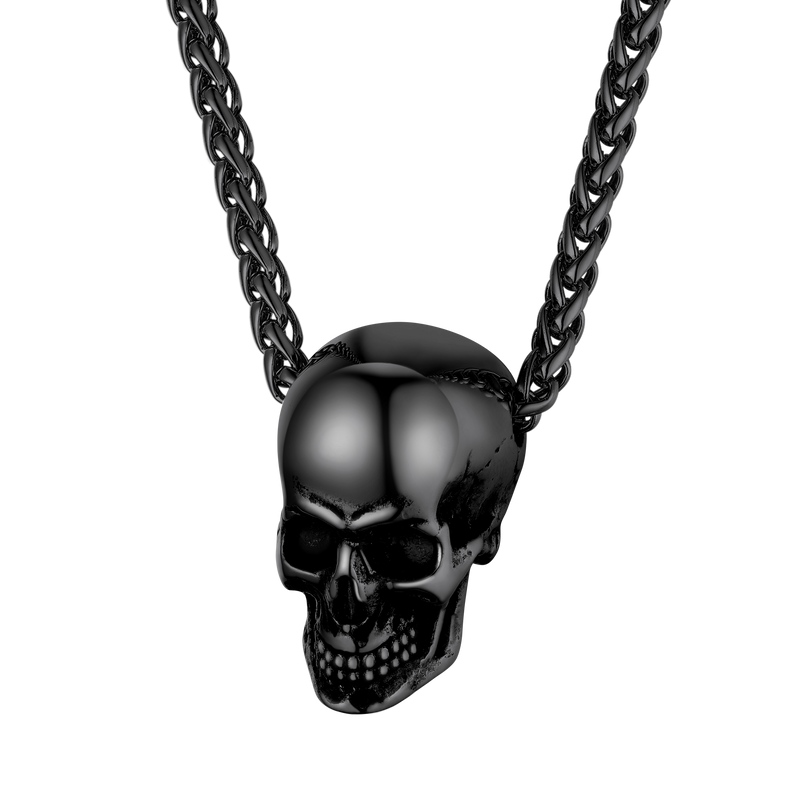 Gothic Skull Necklace Pendant for