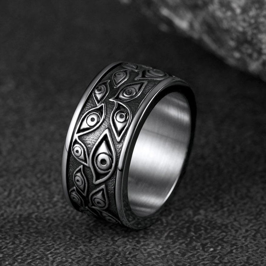 Evil Eye Ring Fidget Anxiety Ring for /