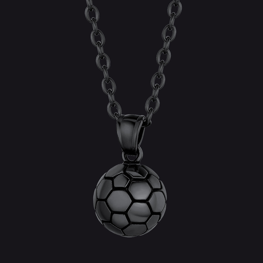 Soccer Pendant Necklace for Sport Fans and Player