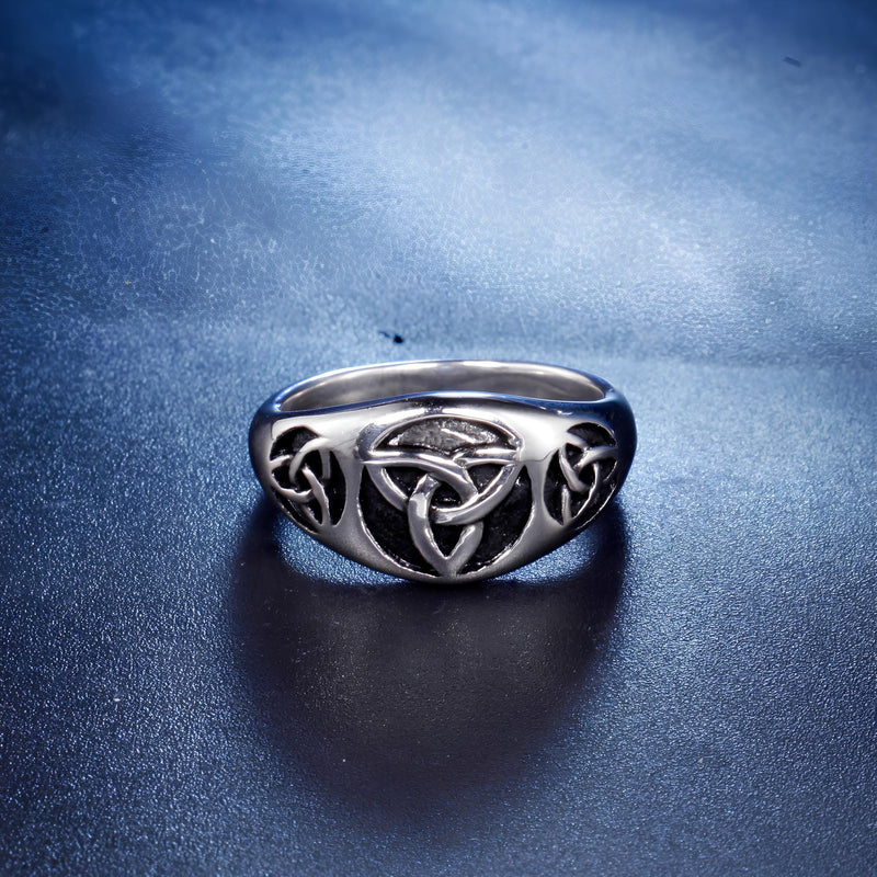 Sacred Triquetra Protection Ring
