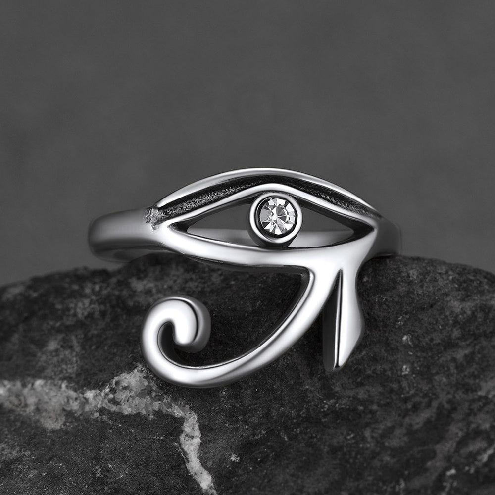 Ancient Egyptian Eye of Ra Ring Jewelry for