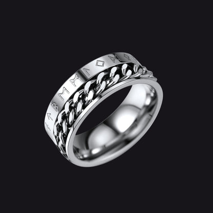 Viking Spinner Fidget Anxiety Ring for