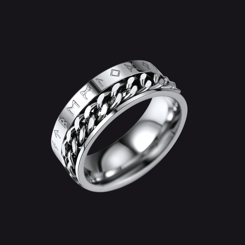 Viking Spinner Fidget Anxiety Ring for
